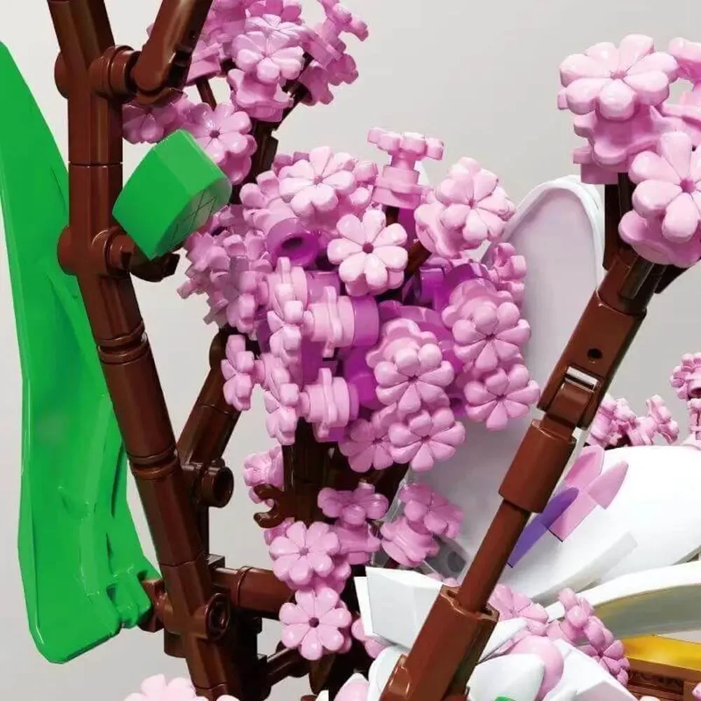 GEVINST 92008 Everlasting Lilac Building Blocks Bonsai Tree Model Kit New Sealed